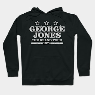 George Jones, Art Drawing -  74 vtg Hoodie
